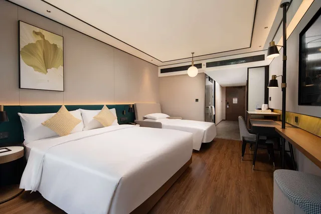 غرفة بسرير كينج مع أريكة، Hilton Garden Inn Beijing West Railway Station 1/1