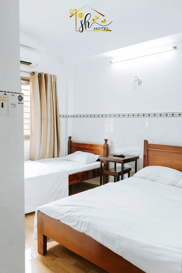 غرفة أساسية بسريرين منفصلين، Sh Homestay 1/3