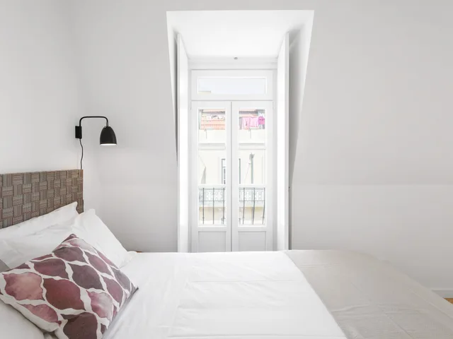شقة ديلوكس بسرير كوين وسرير بطابقين بغرفتي نوم مع أريكة، Lisbon Serviced Apartments Castelo de Sao Jorge 6/10