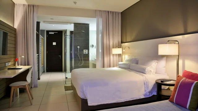 غرفة تنفيذية مفردة بإطلالة على الحديقة، Eden Bleu Hotel 4/4