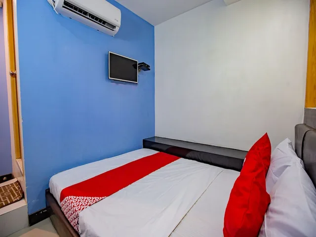 غرفة ديلوكس بسرير مزدوج، OYO 717 Ranchotel Bayanan 4/4
