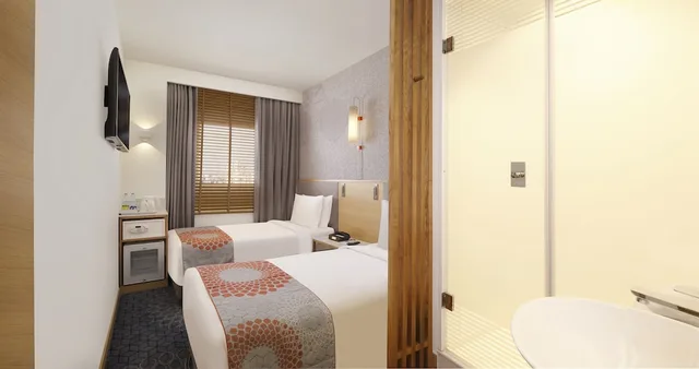 غرفة قياسية بسريرين منفصلين، Holiday Inn Express Hyderabad Banjara Hills 6/7