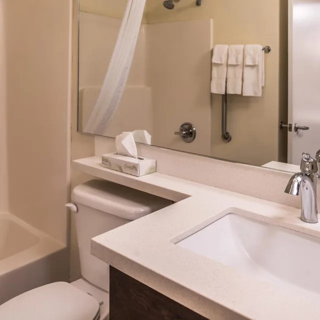 جناح بسريرين مزدوجين لذوي الإعاقة، Candlewood Suites Kansas City 5/7