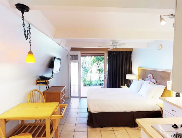 غرفة ديلوكس بسرير كينج بإطلالة على البحر، Hotel Moloka I 1/2