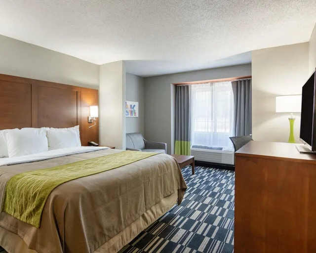 جناح بسرير كينج مع أريكة لذوي الإعاقة، Quality Inn Suites Ashland Near Kings Dominion 1/2