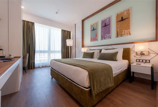 غرفة ديلوكس بسرير مزدوج أو سريرين منفصلين، ISG Airport Hotel 4/6