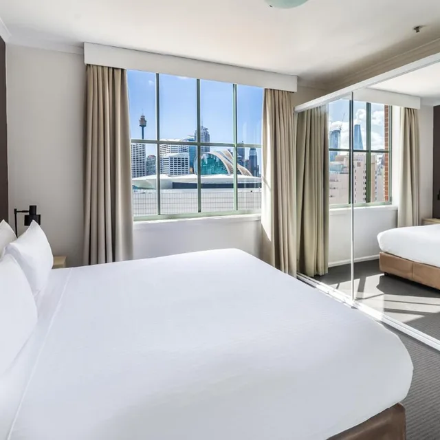 2 Bedrooms, Apartment, City Skyline View, 2 Bathrooms، Oaks Sydney Goldsbrough Suites 7/10