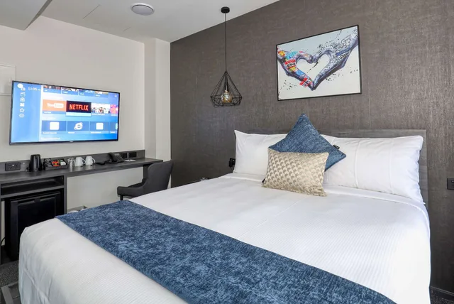 غرفة بزنس بسرير كوين، The Viv Hotel Wellington 4/10
