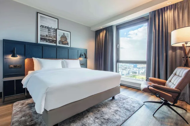 غرفة سوبيريور بانورامية بسرير كوين بإطلالة، Radisson Blu Scandinavia Copenhagen 7/10