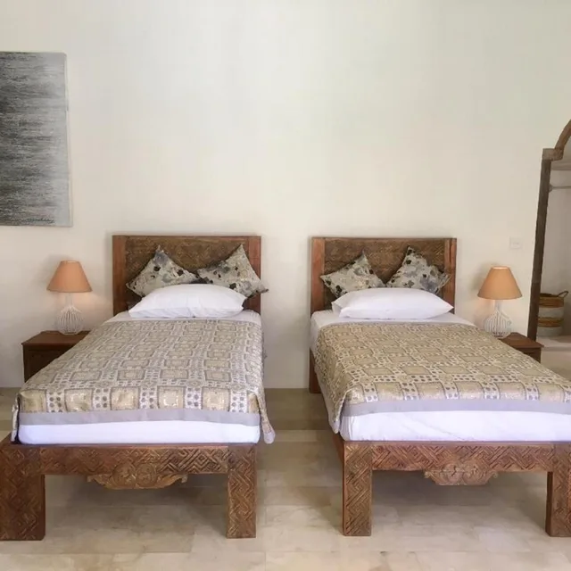 غرفة بسرير مزدوج أو سريرين منفصلين بإطلالة على المسبح، Sun Suko Boutique Retreat 1/5