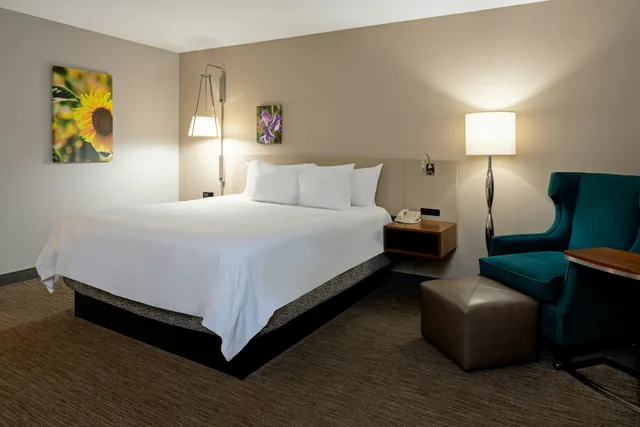 غرفة بسرير كينج لذوي الإعاقة، Hilton Garden Inn Folsom 2/2