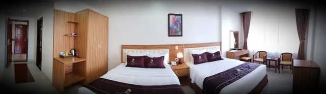 غرفة عائلية بسريرين مزدوجين، Phu Cuong Beach Hotel 2/7