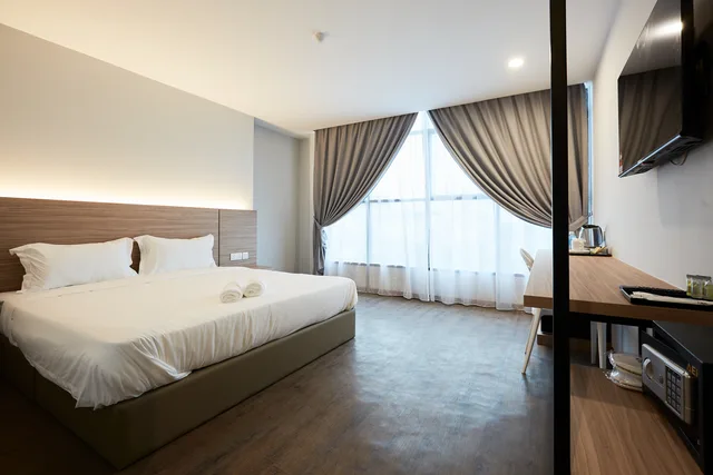 غرفة ديلوكس بسرير مزدوج، RM Hotel Muar 5/8