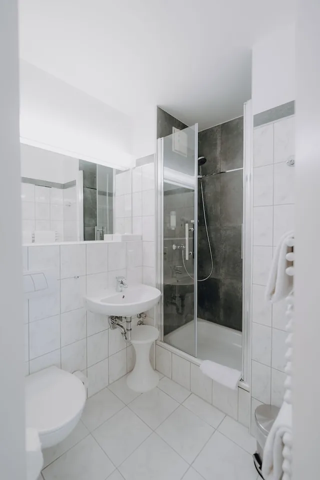 غرفة بسريرين منفصلين، Hotel Am Wald 3/4