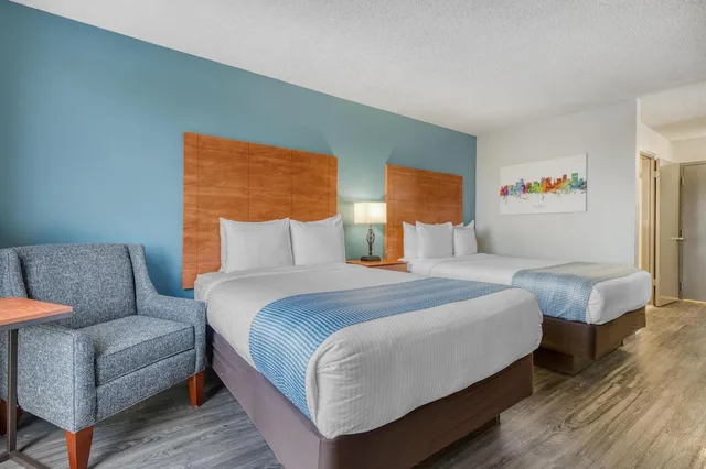 غرفة قياسية بسريرين مزدوجين، Best Western Orlando Gateway Hotel 4/8