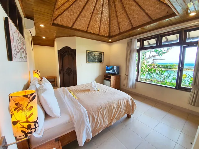 بنغل بسرير كوين بإطلالة على البحر، Hotel Genggong 1/3