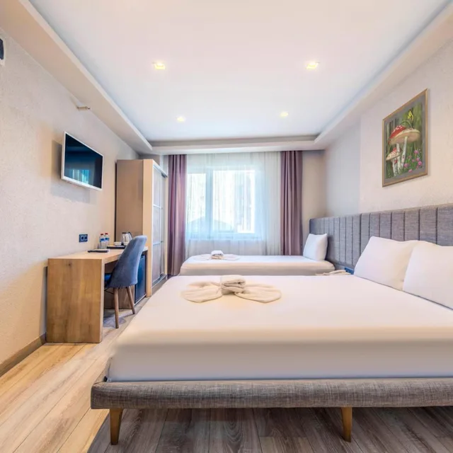 غرفة بسريرين منفصلين، Evim Hotel 5/10