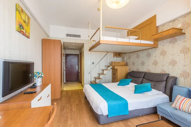 لوفت بسريرين مزدوجين، Hangzhou Yilin Apartments 1/5