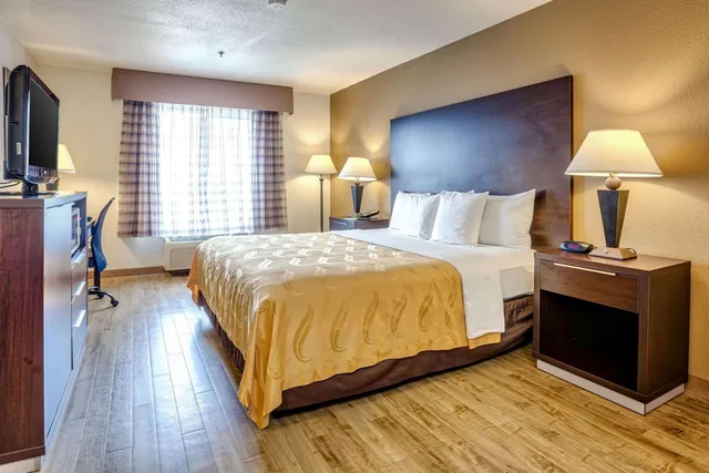 Room, King Bed, Accessible, Quality Inn near Six Flags Discovery Kingdom - Napa Valley 1/1