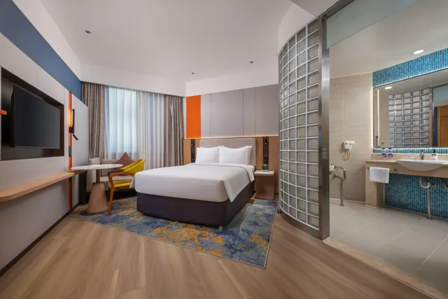غرفة بسرير كوين لذوي الإعاقة، Holiday Inn Express Beijing Shangdi 2/3