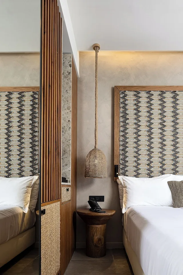 غرفة بسريرين منفصلين بإطلالة على البحر، La Mer Resort & Spa - Adults Only 5/5