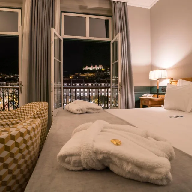 غرفة رومانسية بسرير مزدوج، Metropole Hotel Lisbon 7/9