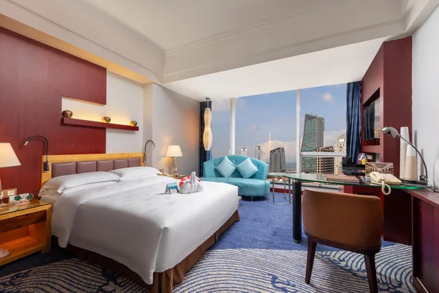 Macau, Deluxe, King Bed, Ocean View، Zhuhai Charming Holiday Hotel 5/6