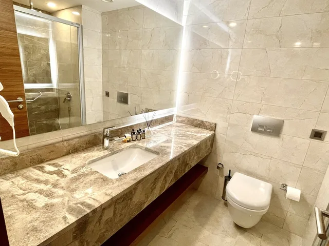 غرفة قياسية بسريرين منفصلين بإطلالة على المدينة، Turkmen Riverside Hotel 3/3