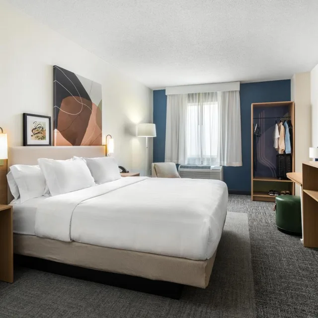 غرفة بسرير كينج بحوض استحمام لذوي الإعاقة، Spark by Hilton Atlanta Kennesaw Town Center 6/10