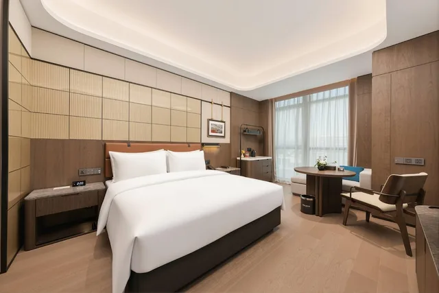 غرفة بريميير بسرير كينج للمدخنين، Wyndham Fuzhou Gulou 4/6