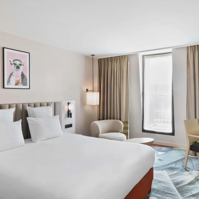 غرفة بريفيليج بسرير مزدوج بإطلالة، MERCURE AMIENS CATHEDRALE 2/10
