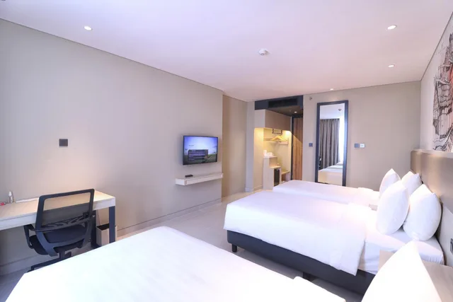 غرفة ديلوكس ثلاثية بسرير فردي، Prime Park Hotel And Convention Lombok 4/10