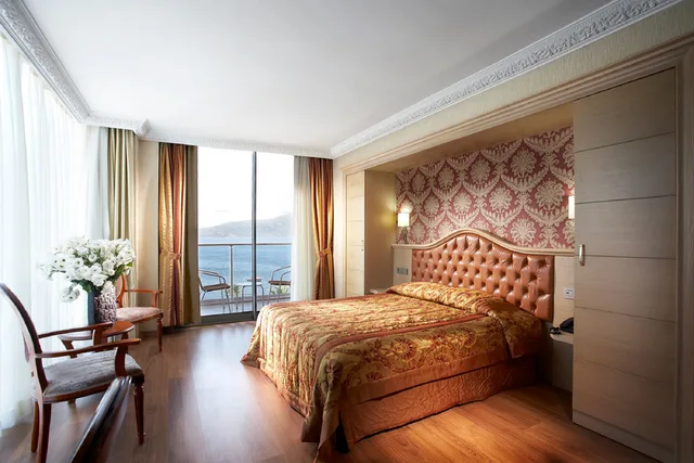 غرفة بإطلالة على البحر مفردة بسرير مزدوج، Emre and Emre Beach Hotel 1/3
