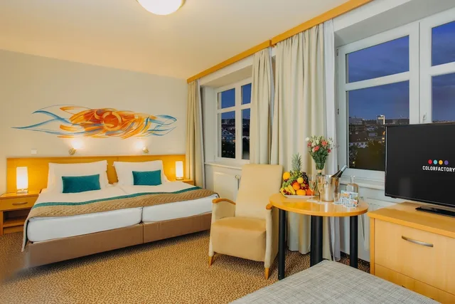 غرفة قياسية بسريرين منفصلين، COLORFACTORY SPA Hotel 2/10
