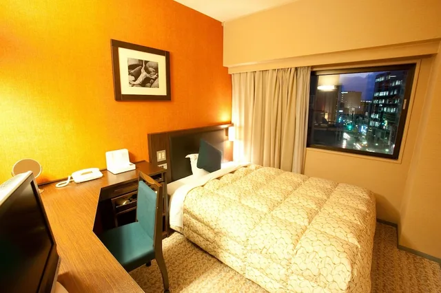 غرفة بسرير مزدوج، Toyama Manten Hotel 4/10