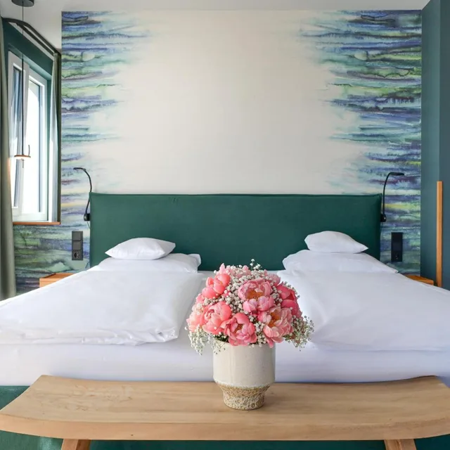غرفة ديلوكس بسرير مزدوج، Seehotel Niedernberg - Das Dorf am See 1/2