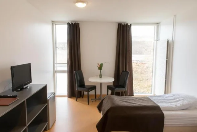 غرفة بسريرين منفصلين، Hotel Bifrost 4/10