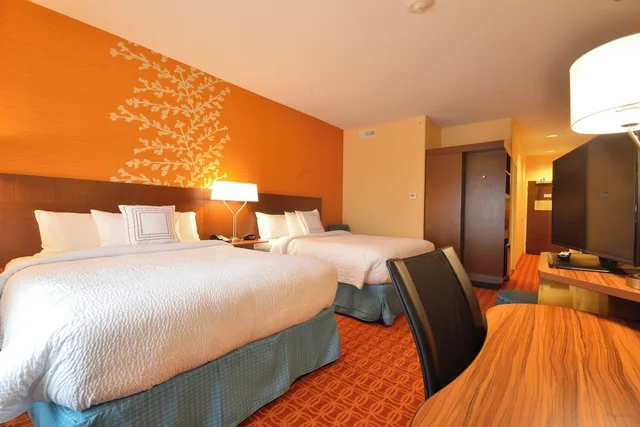 غرفة بسريرين كوين لذوي الإعاقة، Fairfield Inn Suites St Louis Pontoon Beach Granite City 1/2
