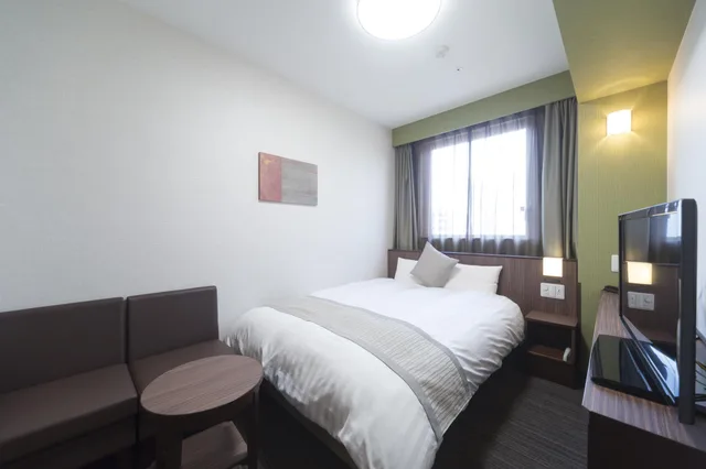 Room, Double Bed, Smoking, Myojin no Yu Dormy Inn Premium Kanda 1/1