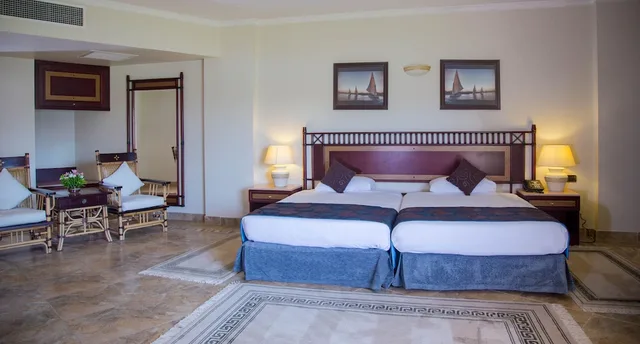 غرفة ديلوكس بإطلالة على الحديقة، Jolie Ville Resort & SPA kings Island Luxor 3/7