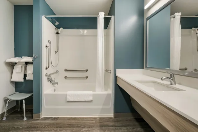 جناح بسرير كوين لذوي الإعاقة، Woodspring Suites Jacksonville Orange Park 4/5