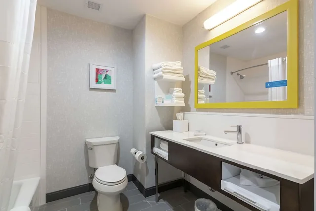 غرفة بسريرين كوين مع أريكة لذوي الإعاقة، Hampton Inn & Suites Dallas East TX 3/3