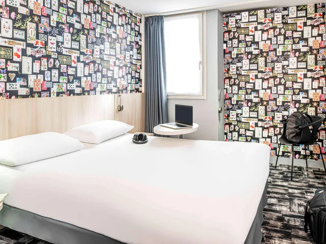 جناح عائلي قياسي بسرير مزدوج مع أريكة، Ibis Styles Reims Centre Cathedrale 3/7
