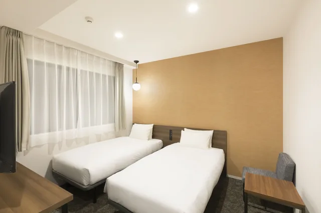 غرفة بسريرين منفصلين، M's Hotel Sanjo Omiya 1/3