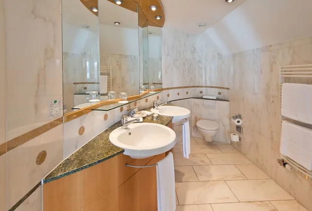 غرفة ديلوكس بسرير مزدوج أو سريرين منفصلين، Hotel Seeburg Luzern 9/10