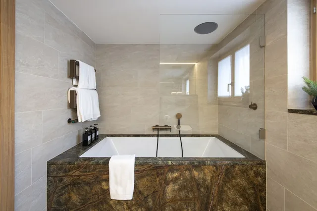غرفة غراند ديلوكس بسرير مزدوج، Hotel de Verbier 3/3