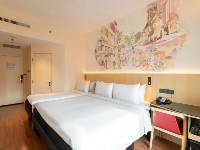 غرفة سوبيريور عائلية بسرير كينج وسرير فردي، Ibis Singapore on Bencoolen 14/20