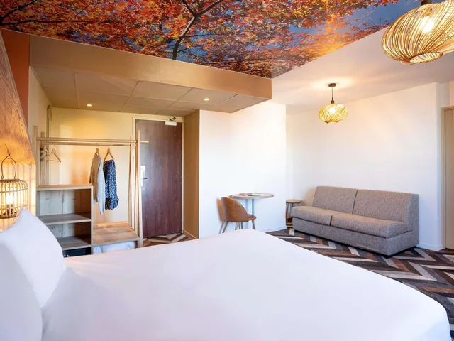 غرفة سوبيريور بسريرين مزدوجين مع أريكة، Ibis Style Chatenay-Malabry Paris Sud 1/6