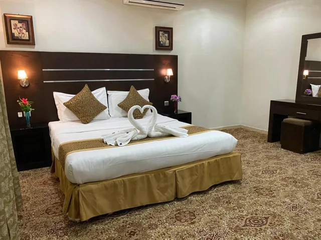 غرفة سوبيريور بسرير مزدوج أو سريرين منفصلين، ريست نايت للأجنحة الفندقية النفل(Rest Night Serviced Apartments - AL Nafal) 1/2
