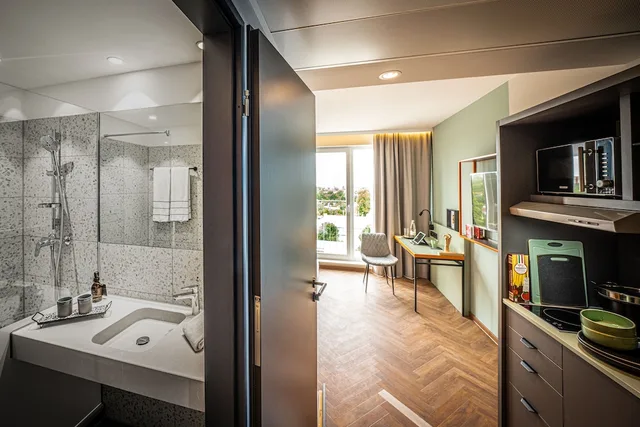 استوديو بسرير مزدوج، LOGINN Hotel Berlin Airport 6/9